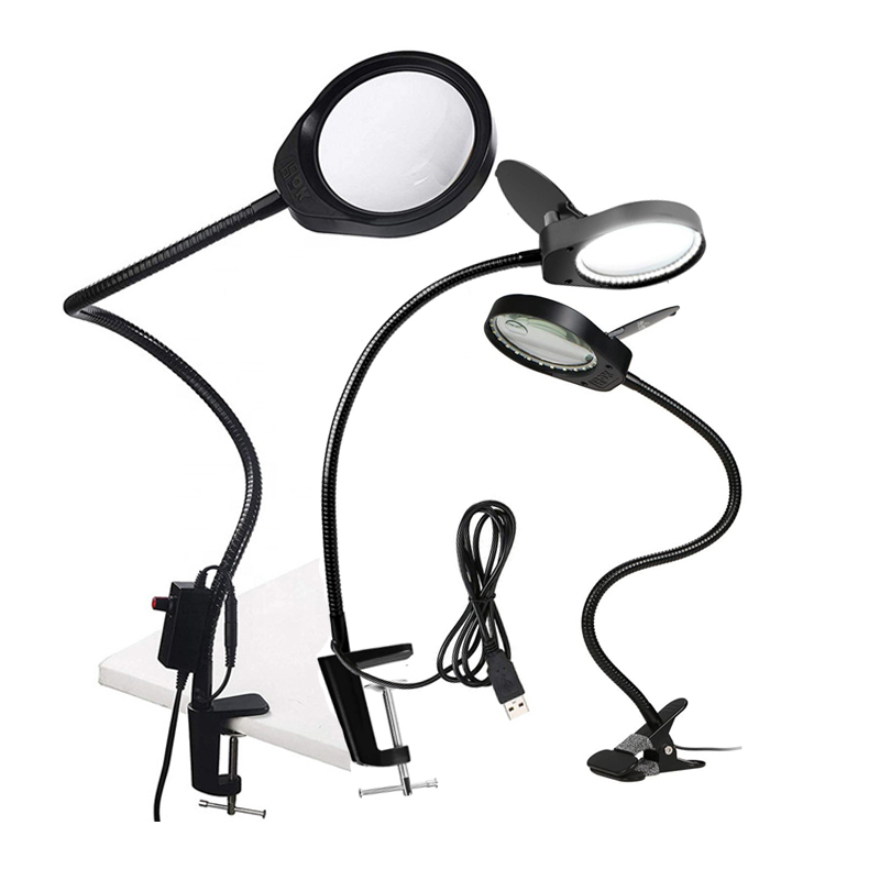VPD-5S Hot sale flexible clip on watch repairing magnifying glass loupe